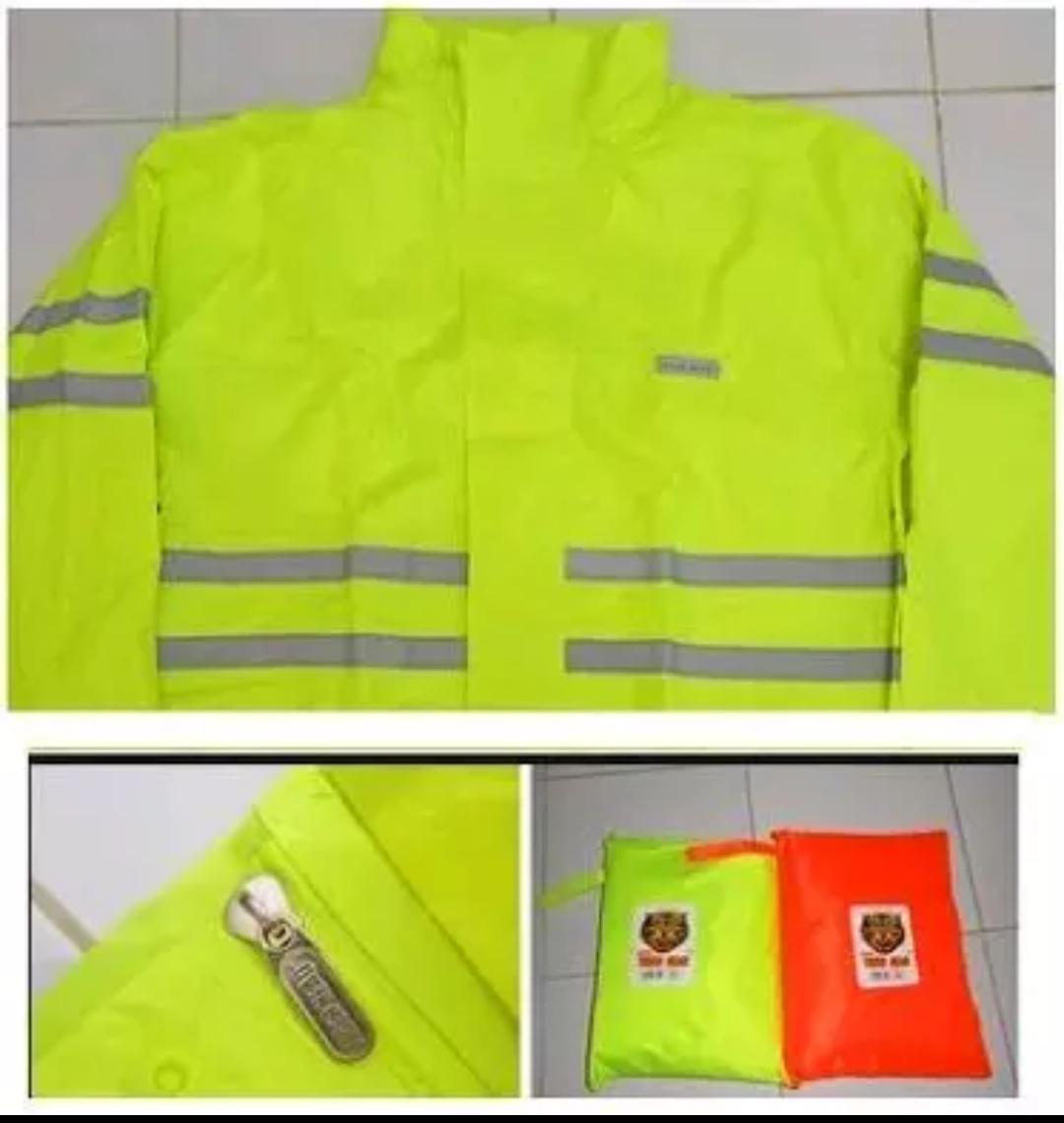 Jas hujan keren cerah stabilo bahan bagus berkualitas all size xxL
