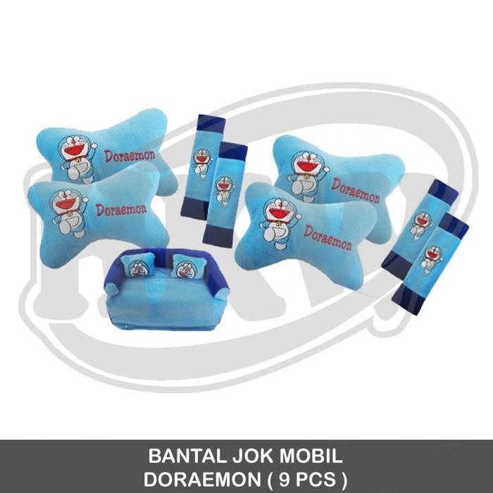 Bantal 9 Pcs Doraemon Mobil Futura / Minibus
