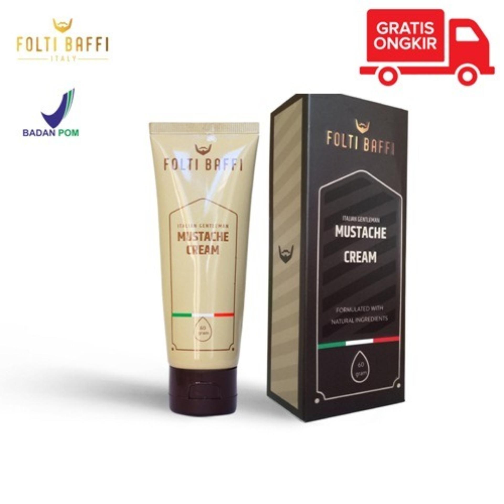 Obat Penumbuh Paling Ampuh Brewok Jambang Jenggot dan Penumbuh Kumis Berbahan Alami 100% ASLI Folti Baffi