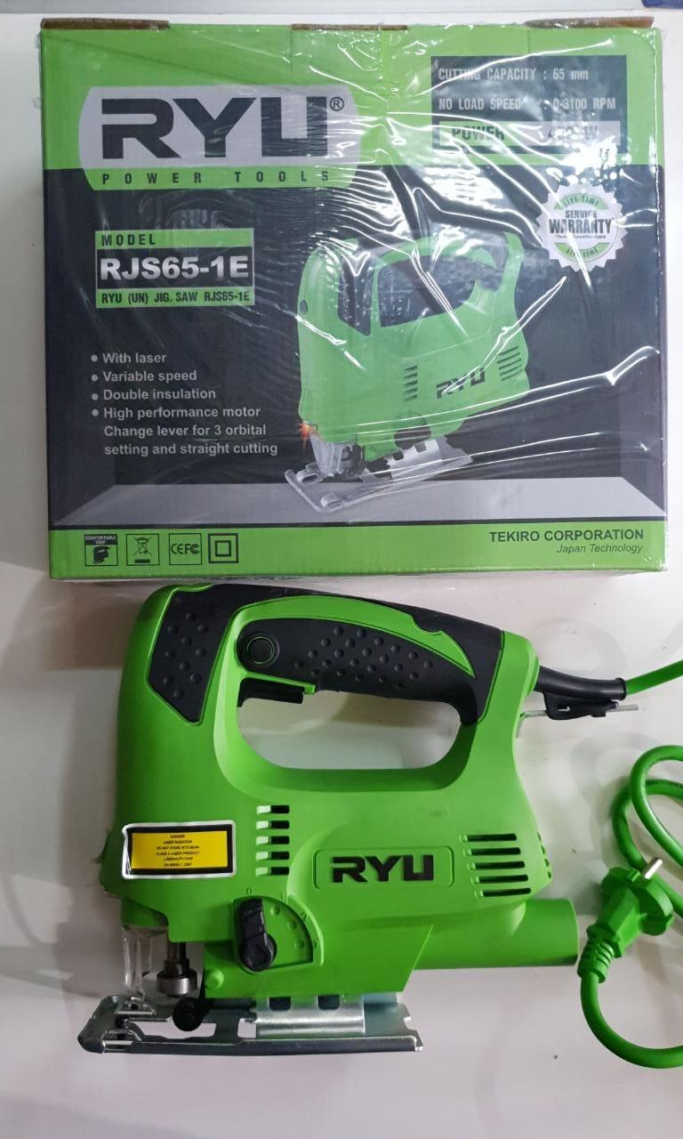 RYU LASER Mesin Jigsaw Jig Saw RJS 65E-1 Potong Triplek Gergaji Kayu