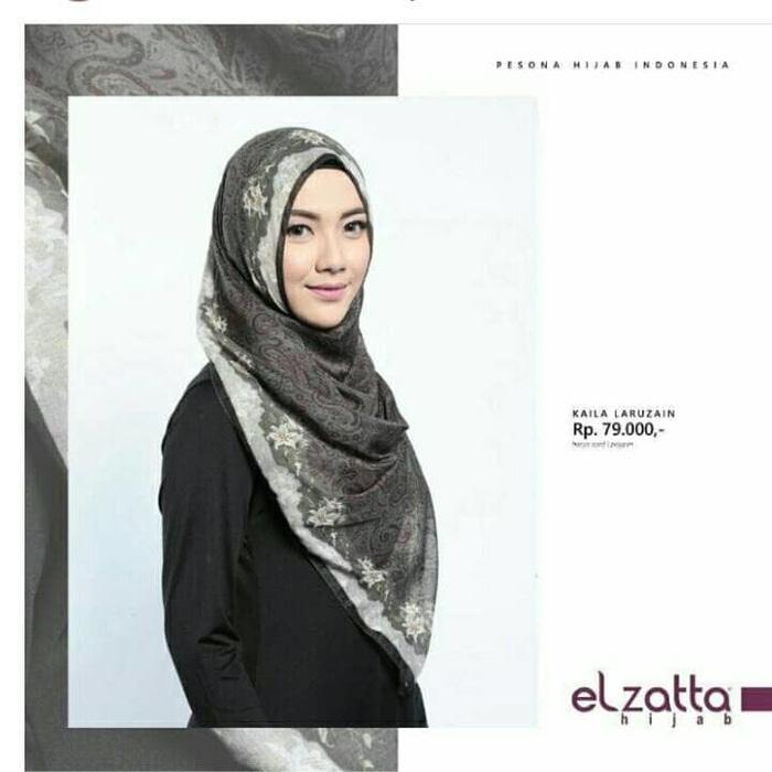 Hijab Kerudung Segi Empat KAILA LARUZAIN Scarf ELZATTA Original