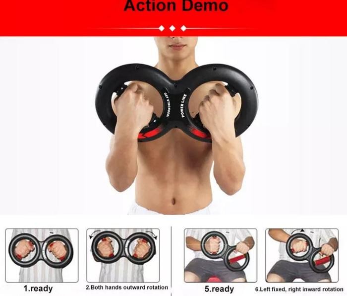 Alat Fitnes Wrist Arm Force Exercise Iron Gym Arms 5KG Multifungsi