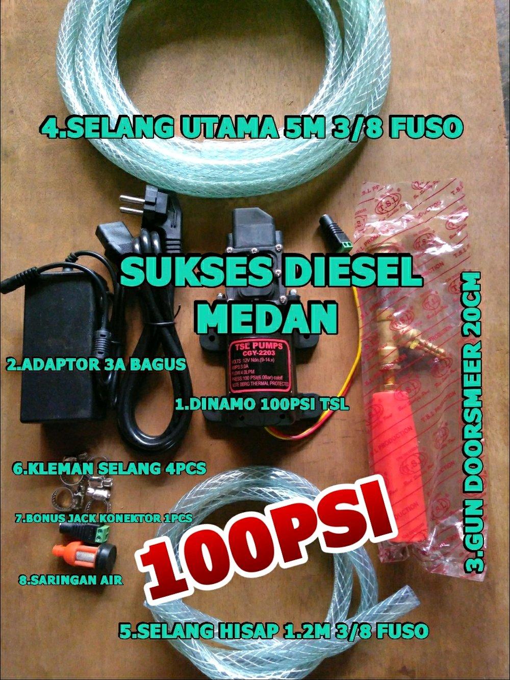 Mesin Cuci Steam Portable 5Meter Waterpump Paket Pompa Air DC Doorsmeer Mini Rumah Tangga 100Psi Alat Cuci Motor Mobil Cuci AC TSL NEW