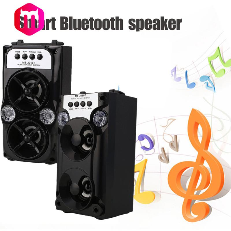 MagicWorldMall Electronic Product Outdoor Wireless Bluetooth HandsFree Music Speaker with USB TF AUX FM Radio - intl