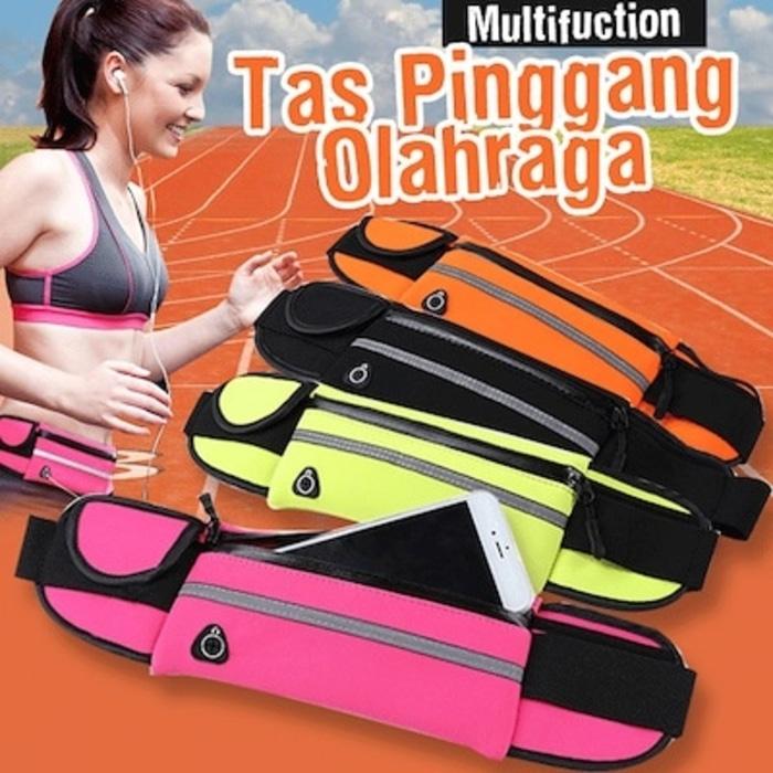 running belt waterproof - tas pinggang - tas lari - tas olahraga - waist bag - tas gym - tas travelling