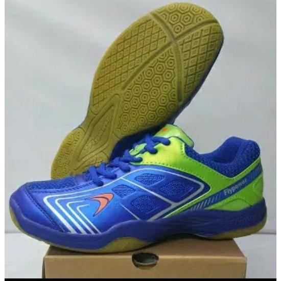 GRATIS ONGKIR SEPATU BADMINTON FLYPOWER / FLY POWER PLAOSAN 4 ORIGINAL NEW MODEL DISKON