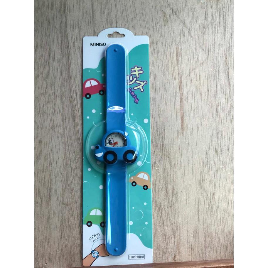 MINISO CHILDREN WATCH CAR/MINISO JAM TANGAN ANAK FASHION ANAK