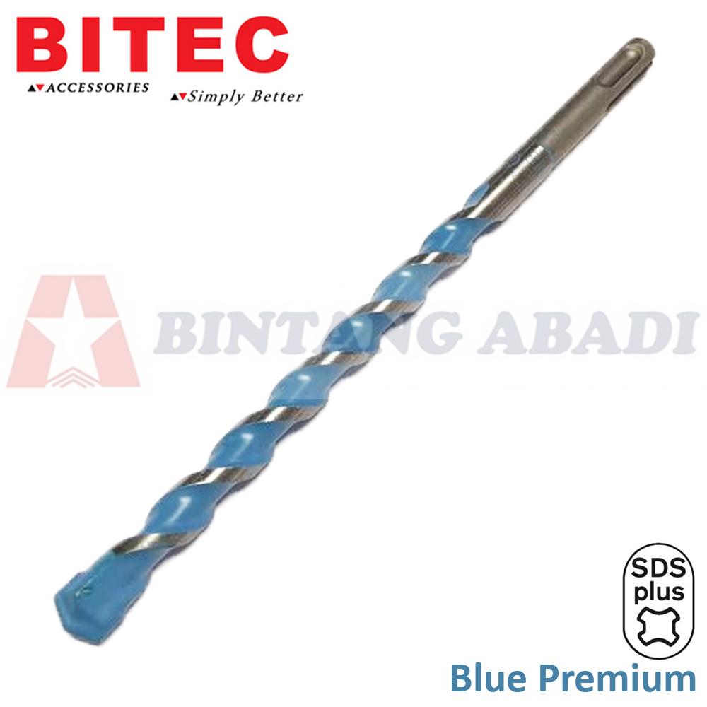 Termurah Bitec Mata Bor Beton Tembok 8 x 100 / 160 mm SDS Plus - Blue Premium Harga Grosir