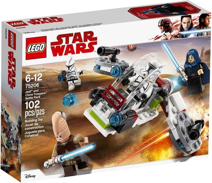 BEST SELLER!!! Lego StarWars 75206 Jedi and Clone Troopers Battle Pack - aJMNh7