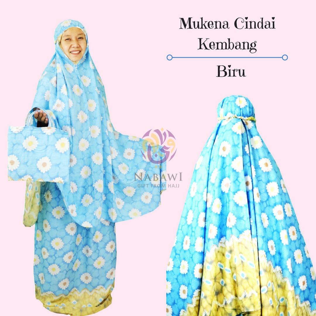 Mukena Mukenah Setelan Katun Bali Cindai Kembang Jumbo Oleh Oleh Haji dan Umroh