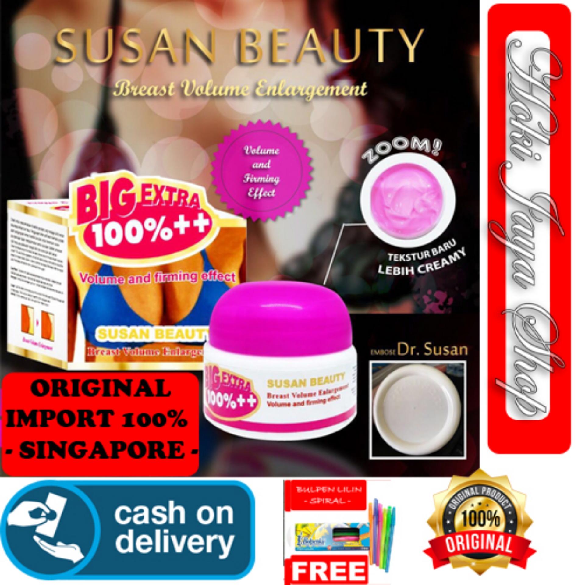 HOKI COD - Dr. Susan Extra Breast Cream Krim Pembesar Payudara Original Import 100% Ada HOLOGRAMNYA + Gratis Pulpen Lilin Unik Serba Guna Hitam Pekat - 1 Pcs