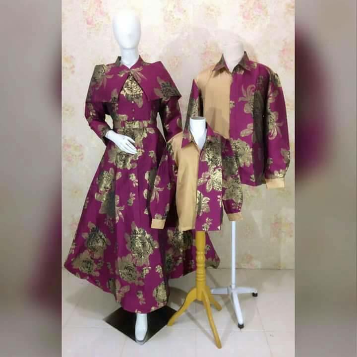 BAJU COUPLE PASANGAN KELUARGA BATIK MODERN SARIMBIT KEMEJA HEM PRIA COWOK KOKO LENGAN PENDEK PAKAIAN MUSLIM WANITA CEWEK KEBAYA KURUBARU KUTU BARU PANJANG BAJU KOKO ANAK/COWO/LAKI/PEREMPUAN BUSANA PESTA KONDANGAN LEBARAN KEKINIAN 