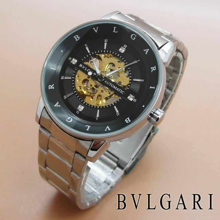 Jam Tangan Bvlgari Skeleton Rantai Automatic BV20