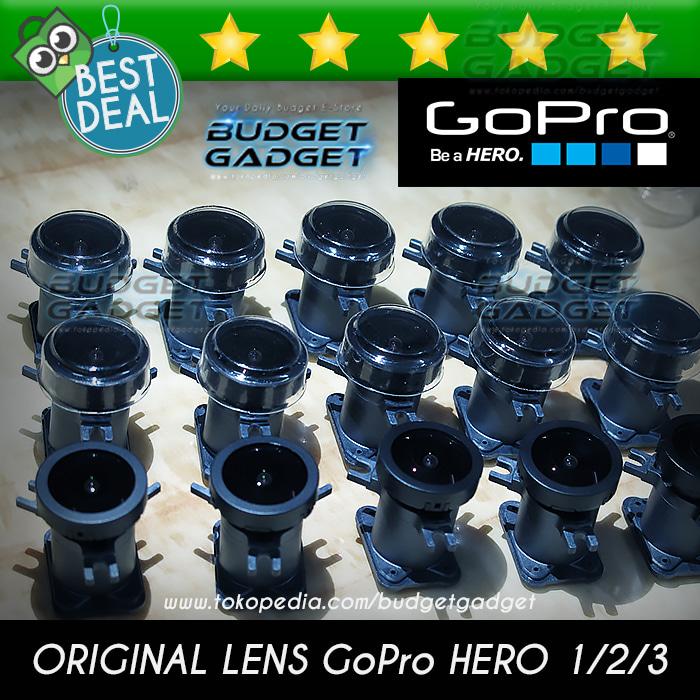 Original Lens Replacement/ Lensa Pengganti With Lens Dock For Gopro