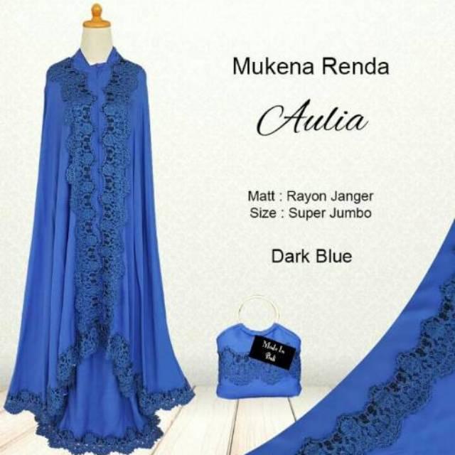 HOT PROMO MUKENAH BALI RENDA PREMIUM AULIA sky blue