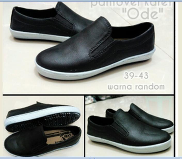 Sepatu Pantofel Karet Merk ATT (Surabaya-Sidoarjo) - Hitam, 39