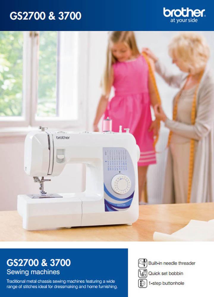 Brother GS2700 Sewing Machine - Mesin Jahit Portable Multifungsi