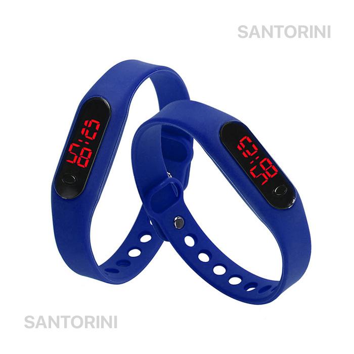 Santorini Jam Tangan Pria Wanita Anak Anak Fashion Digital LED Men Women Kids Watch