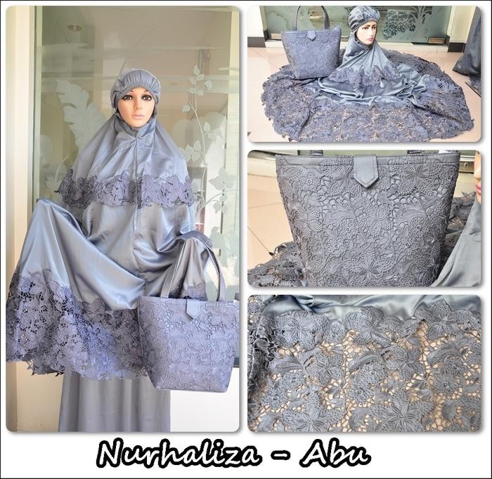 Mukena Nurhaliza abu / PERLENGKAPAN SHOLAT / ALAT SHOLAT / TELEKUNG / MUKENA / MUKENA DEWASA TERMURAH / MUKENA DEWASA BERKUALITAS / BEST SELLER / MUKENA KEKINIAN / MUKENA MURAH