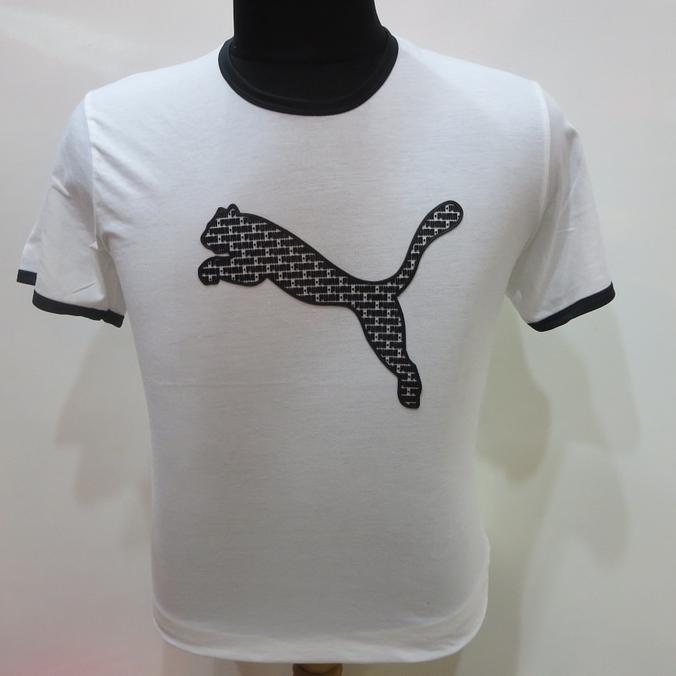 Kaos Tshirt Pria Puma Putih - Sale Promo!!