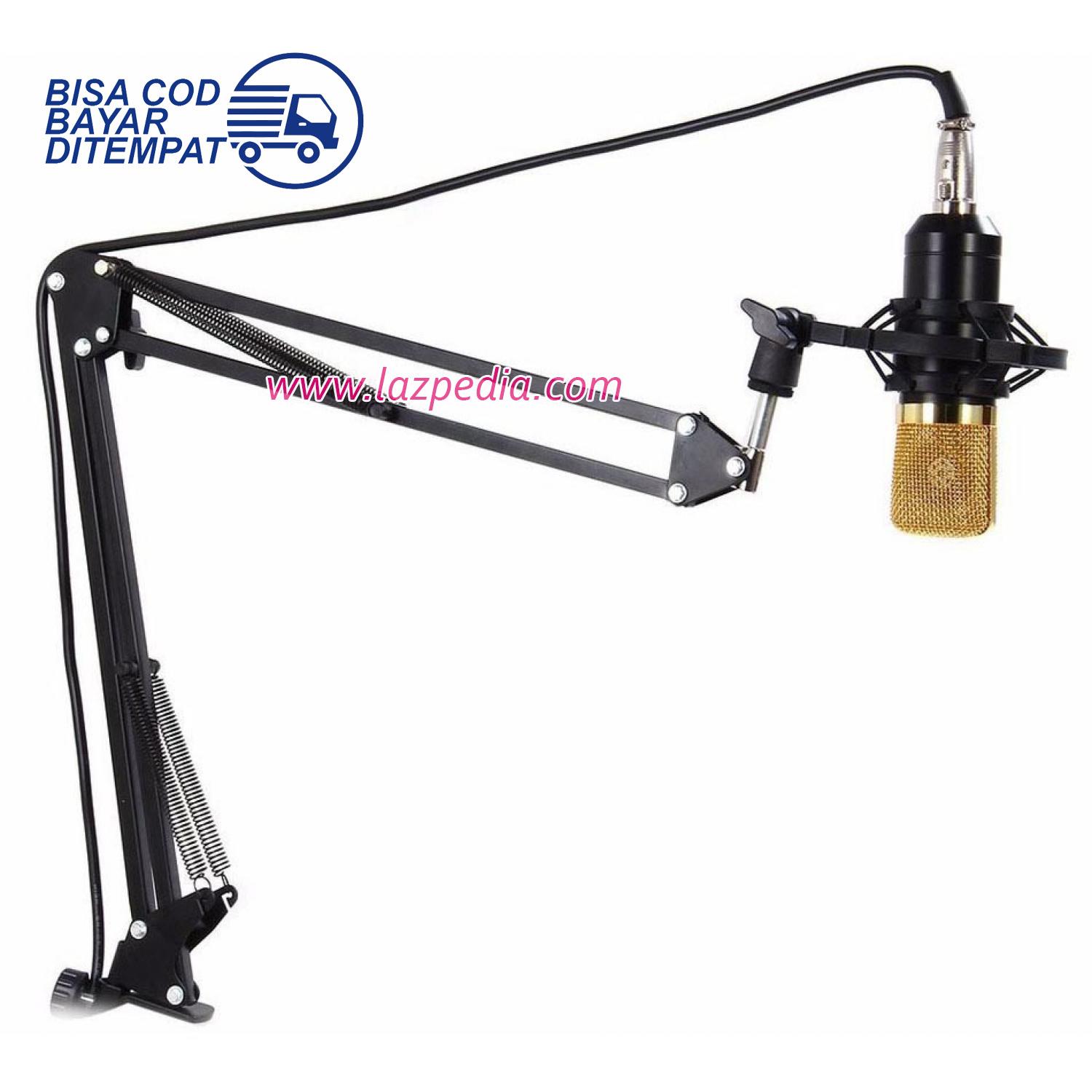 Laz COD - Arm Stand Suspensi Lazypod Mikrofon Bahan Material Metal Yang Berkualitas / Hitam - Lazpedia L2N21
