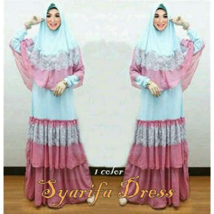 Tanah Abang Fashion terbaru termurah dan terlaris Gamis Muslim syarifa Aer
