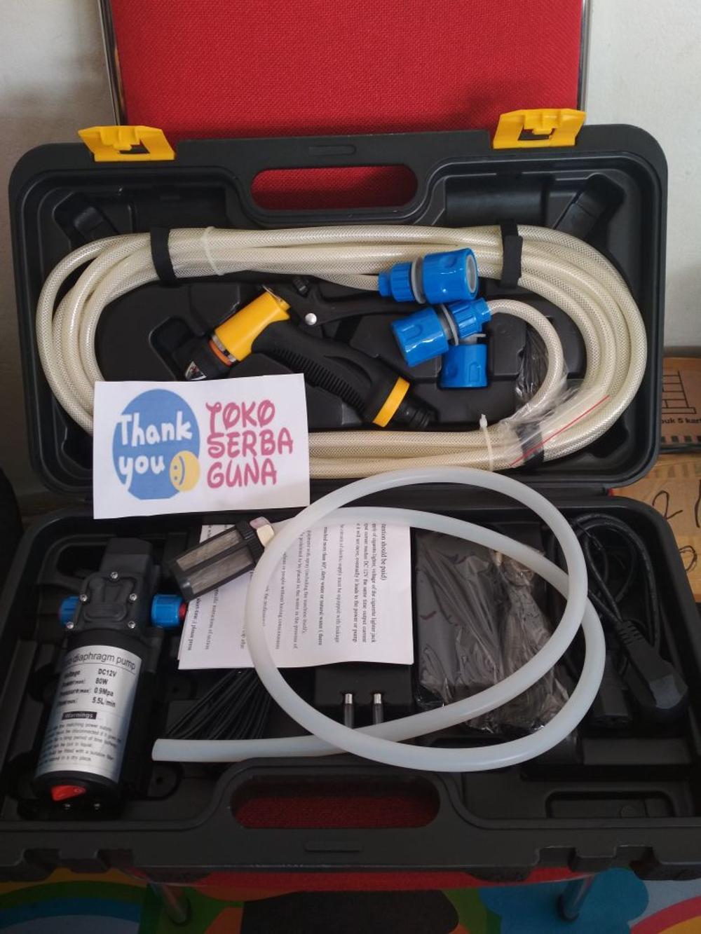 Pompa Cuci Mobil / Motor/AC 80 Watt, 130 Psi, 5.5 L / Min / Alat Team Mobil Motor / Mesin Steam Mobil Motor