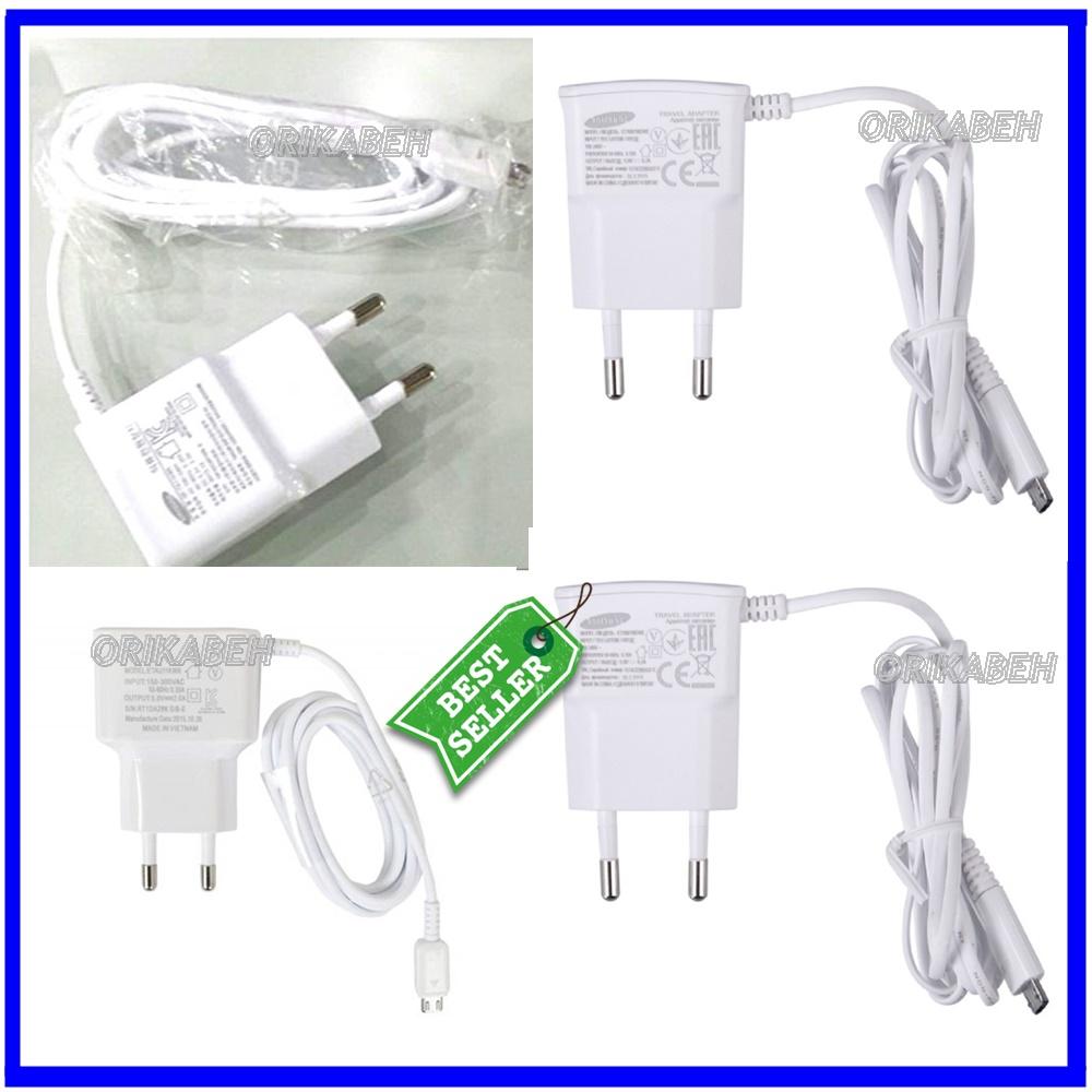 Samsung Travel Charger Samsung Galaxy J1 Ace / J2 / J3 / S2 / Young / Ace / Core Original -White( orikabeh )