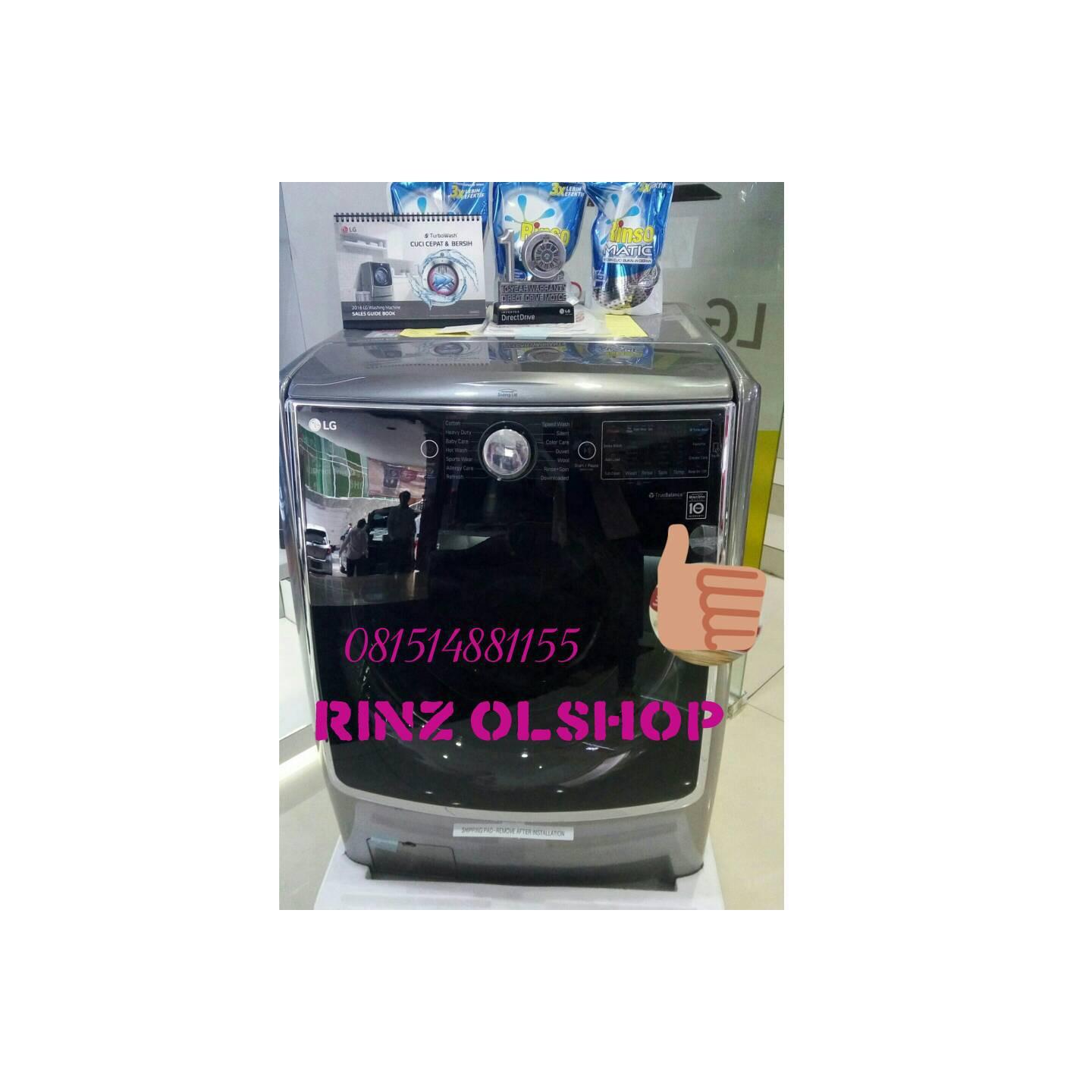 MESIN CUCI FRONT LOADING LG 21KG INVETER/ LG F2721STWV PROMO...