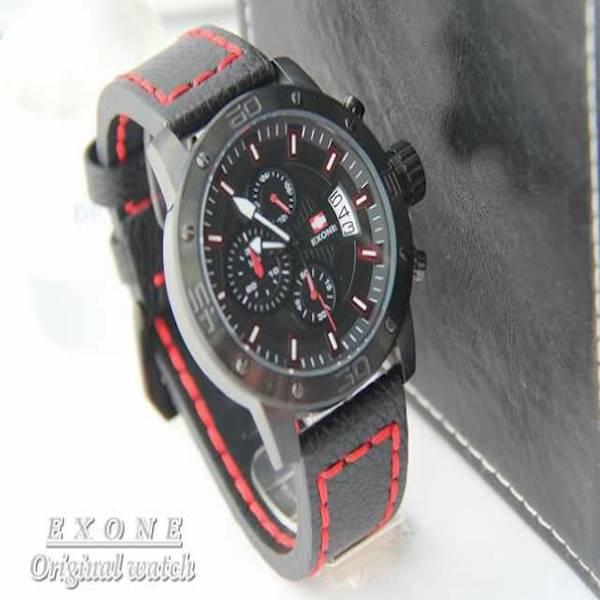 Jam Tangan Pria Merk Exone Original Type : 3681Baterai
