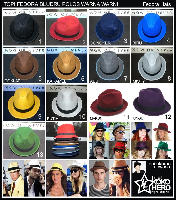Hot Promo! topi Fedora Coboy hat dewasa beludru hats Murah!