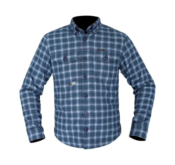 DISKON 20% JAKET FLANEL PROTEKTOR RESPIRO VINERO DAILY RIDING - GREEN