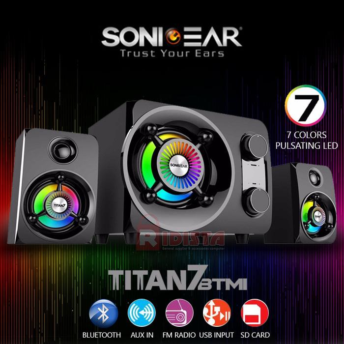 Speaker aktif SONICGEAR TITAN 7 portable BTMI Ultra BASS (T412)