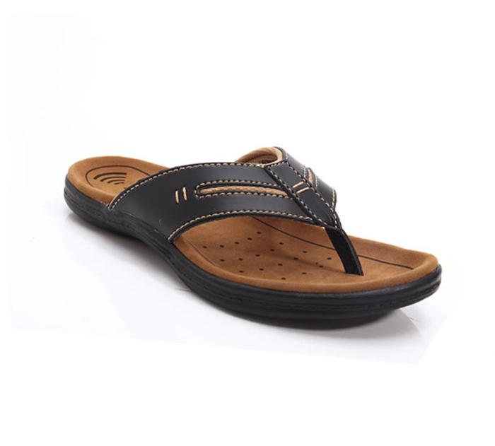 Homyped Leon 01 Sandal Jepit Casual Pria - Black