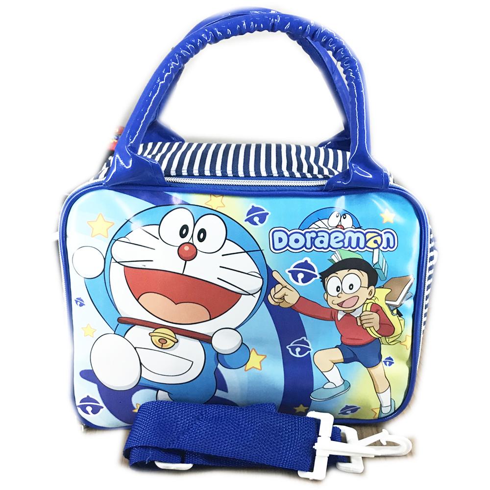BGC Travel Bag Renang Anti Air Sponlak + Selempang Doraemon ( 29x20x12 )