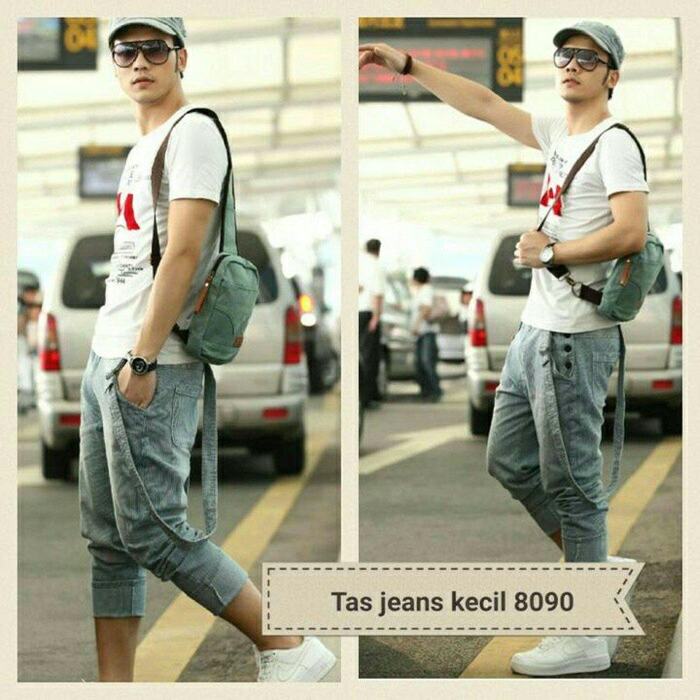tas selempang pria bahan jens - tas slempang import - tas murah - tas kekinian - tas kantor - tas sekolah kuliah - tas kerja - tas batam di lapak pelangi_bag bagusia08