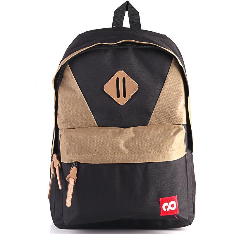 Inficlo SMM 344 Tas Ransel Pria - bahan D 300 - 33x43x16 - Murah & berkualitas (Hitam-coklat)