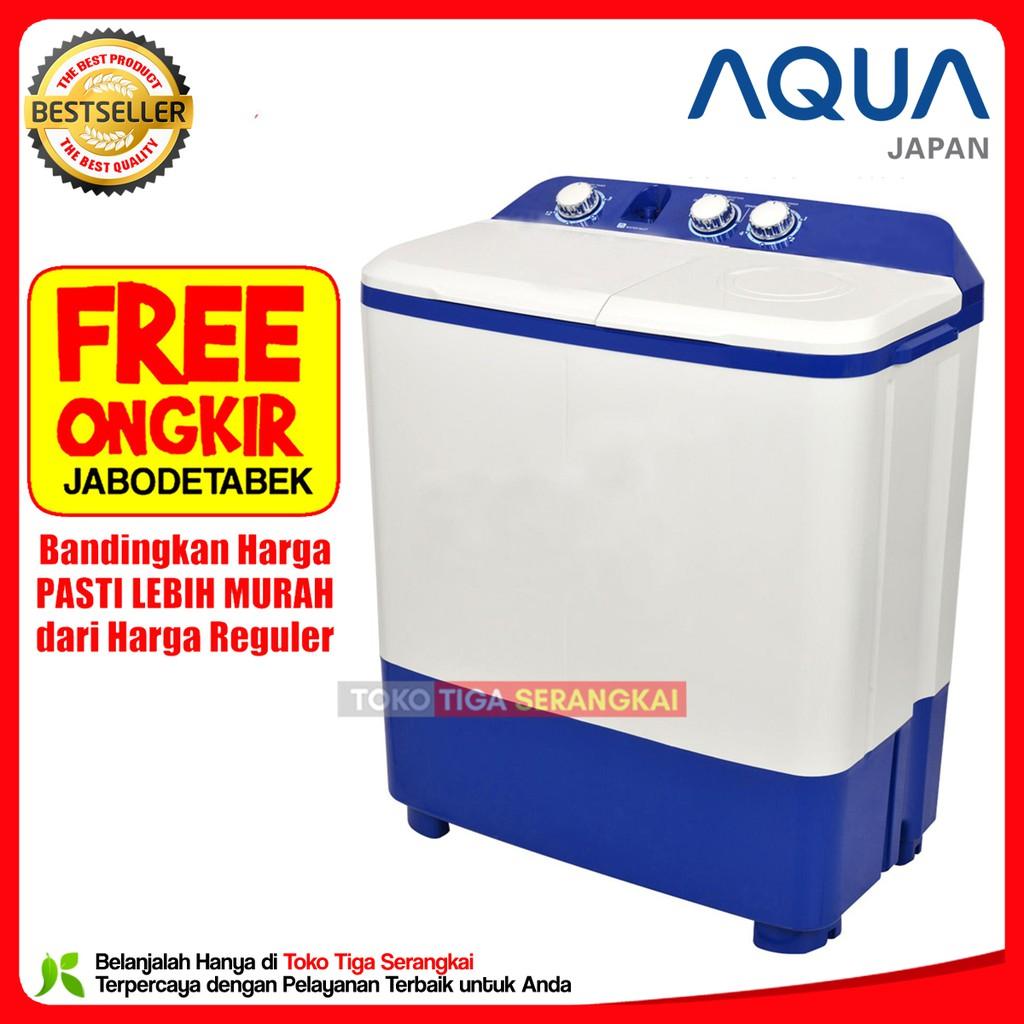 Aqua Mesin Cuci 2 Tabung 8 Kg QW-871XT (Free Onkir Jabodetabek)