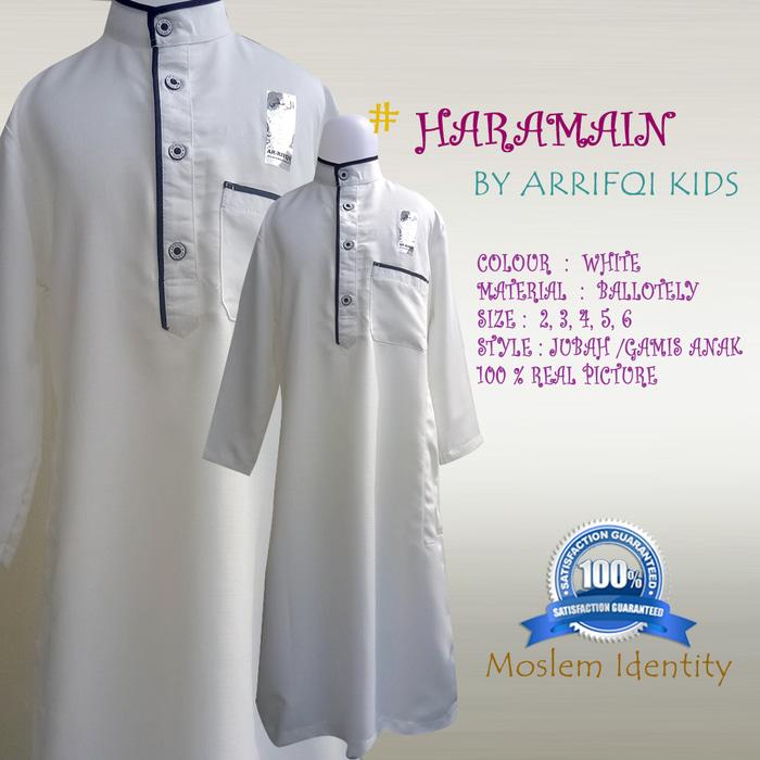 Gamis Jubah Anak laki lengan panjang S- Arrifqi Haramain