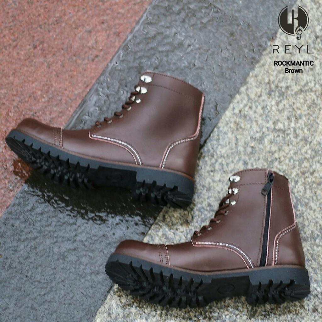 Sepatu Boot Safety Pria Reyl Original Bandung Kulit Sapi Asli Boot Boots Adidas Nike Casual Slip On
