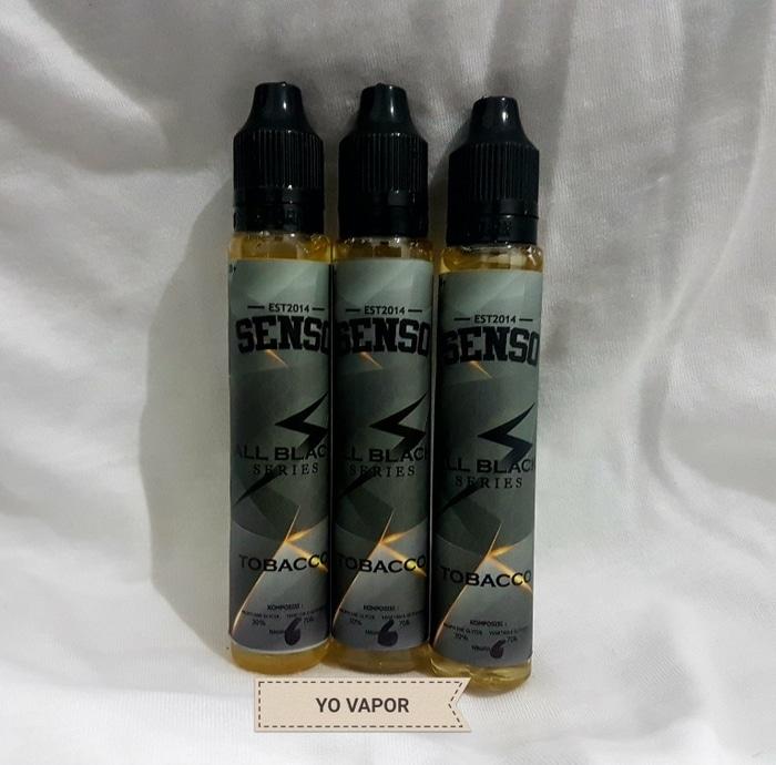 PROMO TERBATAS!!! E LIQUID SENSO ALL BLACK SERIES TOBACCO