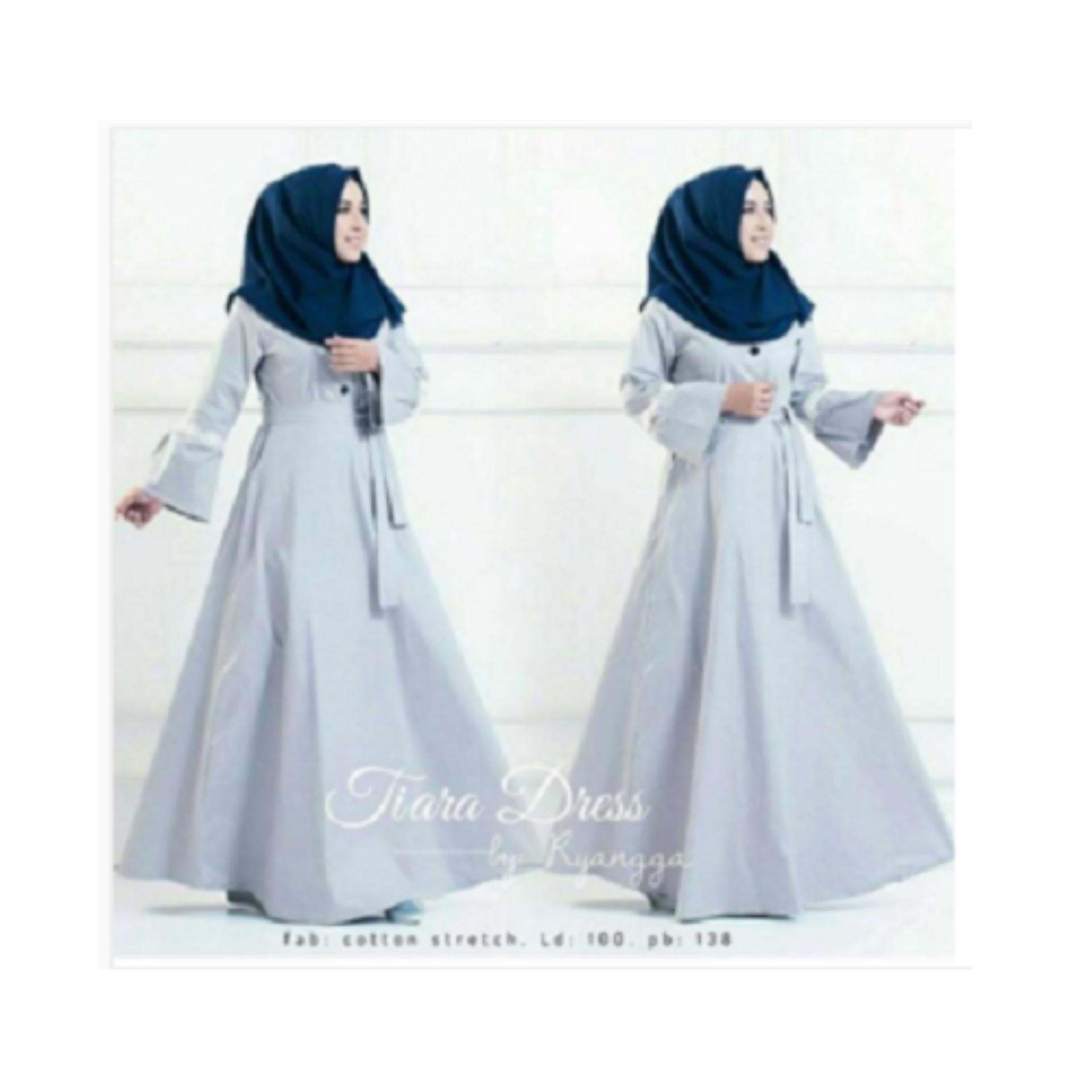 Model Baju Gamis Fila Terbaru 2019 Gambar Islami