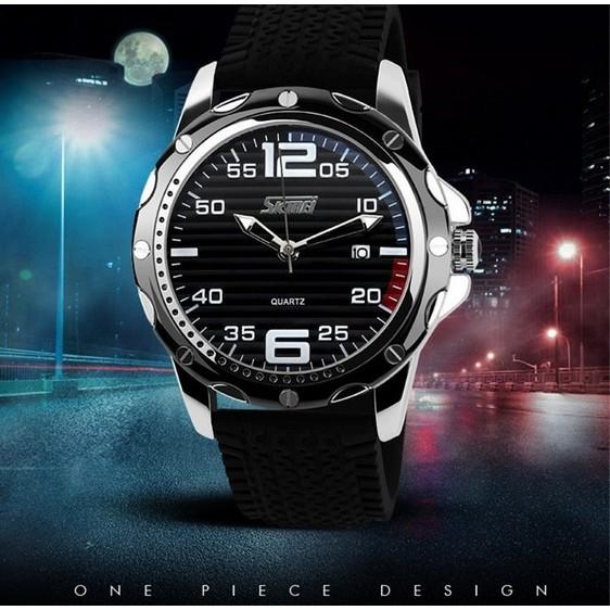 Jual Jam Tangan Analog Pria Seiko Skmei Icy 0992 Hitam Putih Original - Jkg3qh