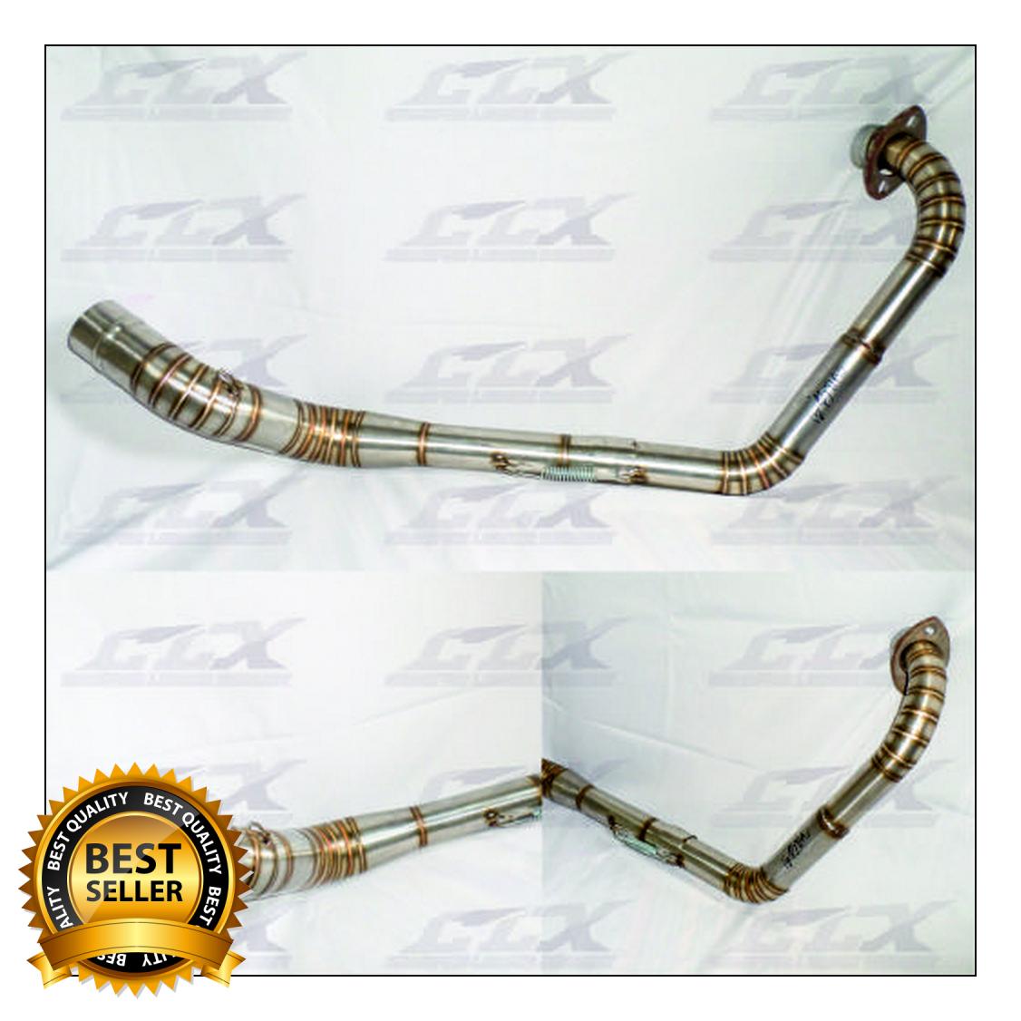 Leher Knalpot Byson Full Stainless (Header Knalpot Byson,Leher Knalpot Yamaha Byson,Header Knalpot Yamaha Byson,Leher Knalpot Motor Yamaha Byson)
