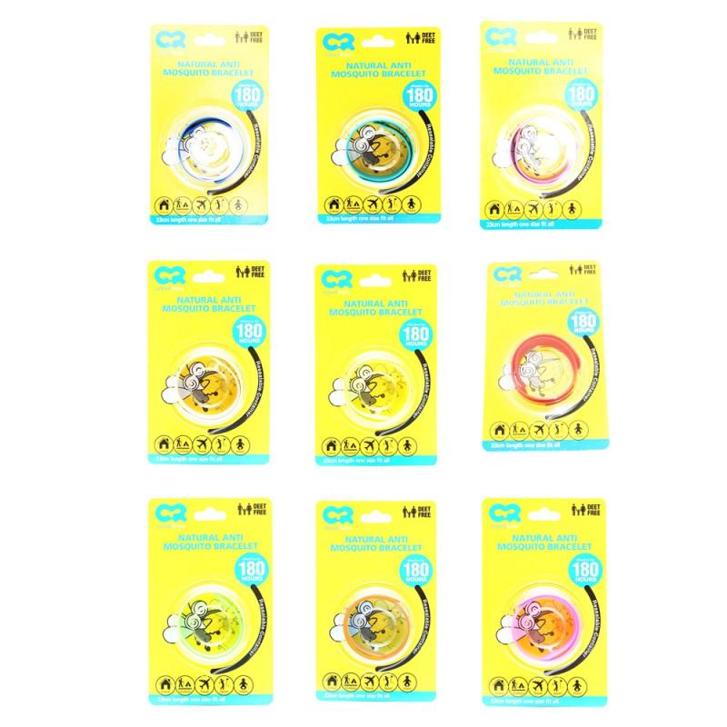 Crown Baby Natural Anti Mosquito Bracelet Gelang Anti Nyamuk Balita - 1 Pcs Warna Random