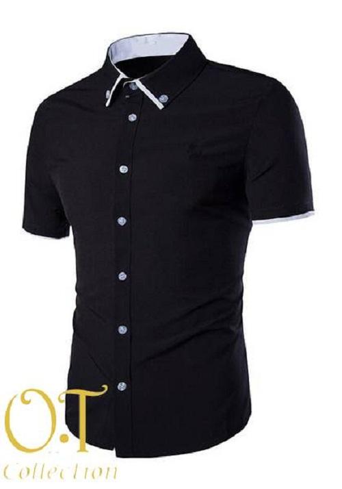 Popuri Fashion Kemeja Pria Nakagawa Lengan Pendek Katun Stretch Baju Cowok Formal Kem Casual Murah Atasan Laki Terbaru Kemej Kekinian Cowo Kemejs Laki-laki Baju Pria Kemeja Cowok Lakilaki Baju Kemeja Pria Kemeja Formal Casual All Size XL Strech Lelaki