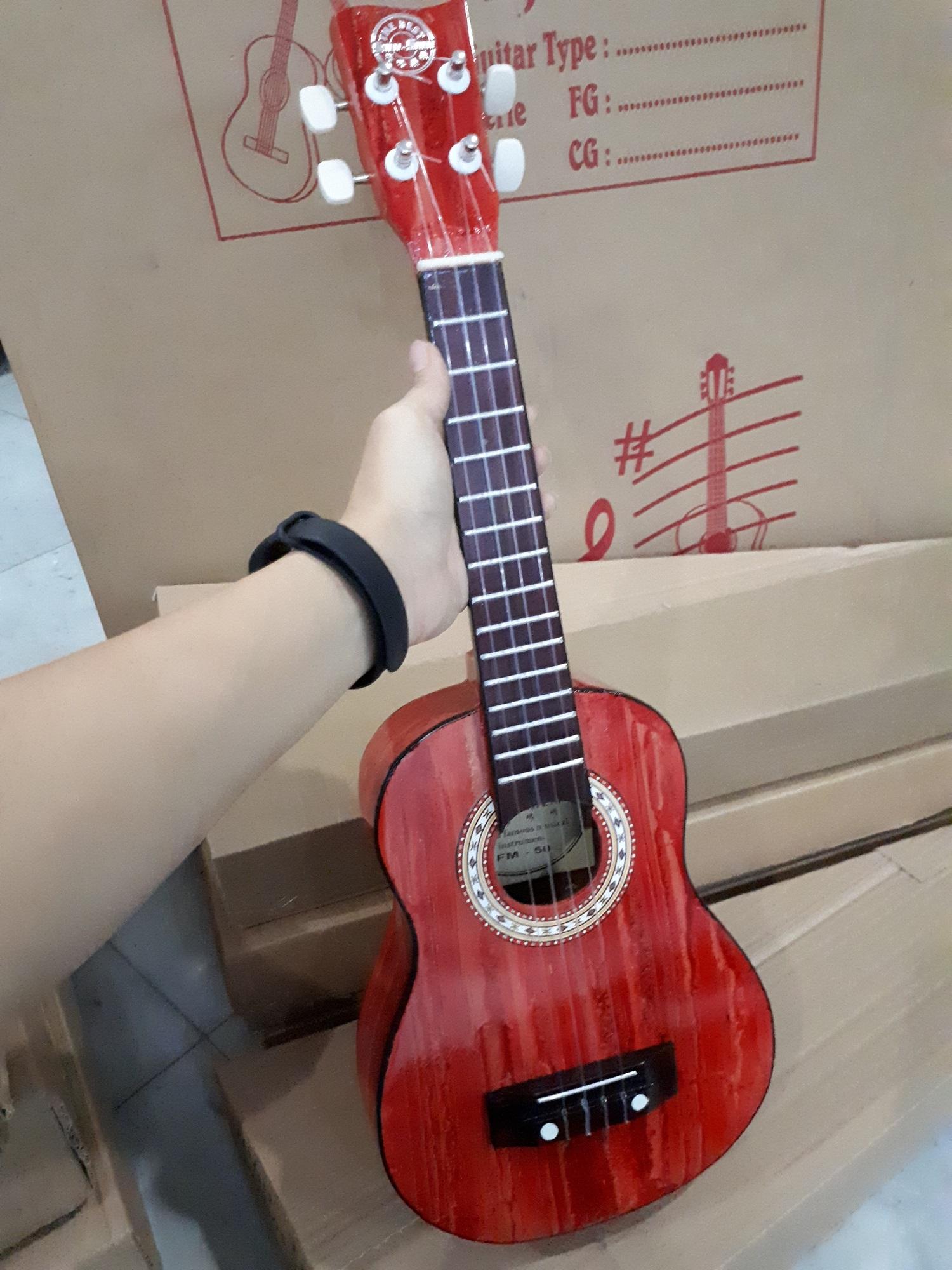 Fox- Gitar Kentrung Akustik IMPORT- Gratis PICK - Packing DUS- UKULELE Murah senar 4 Nylon