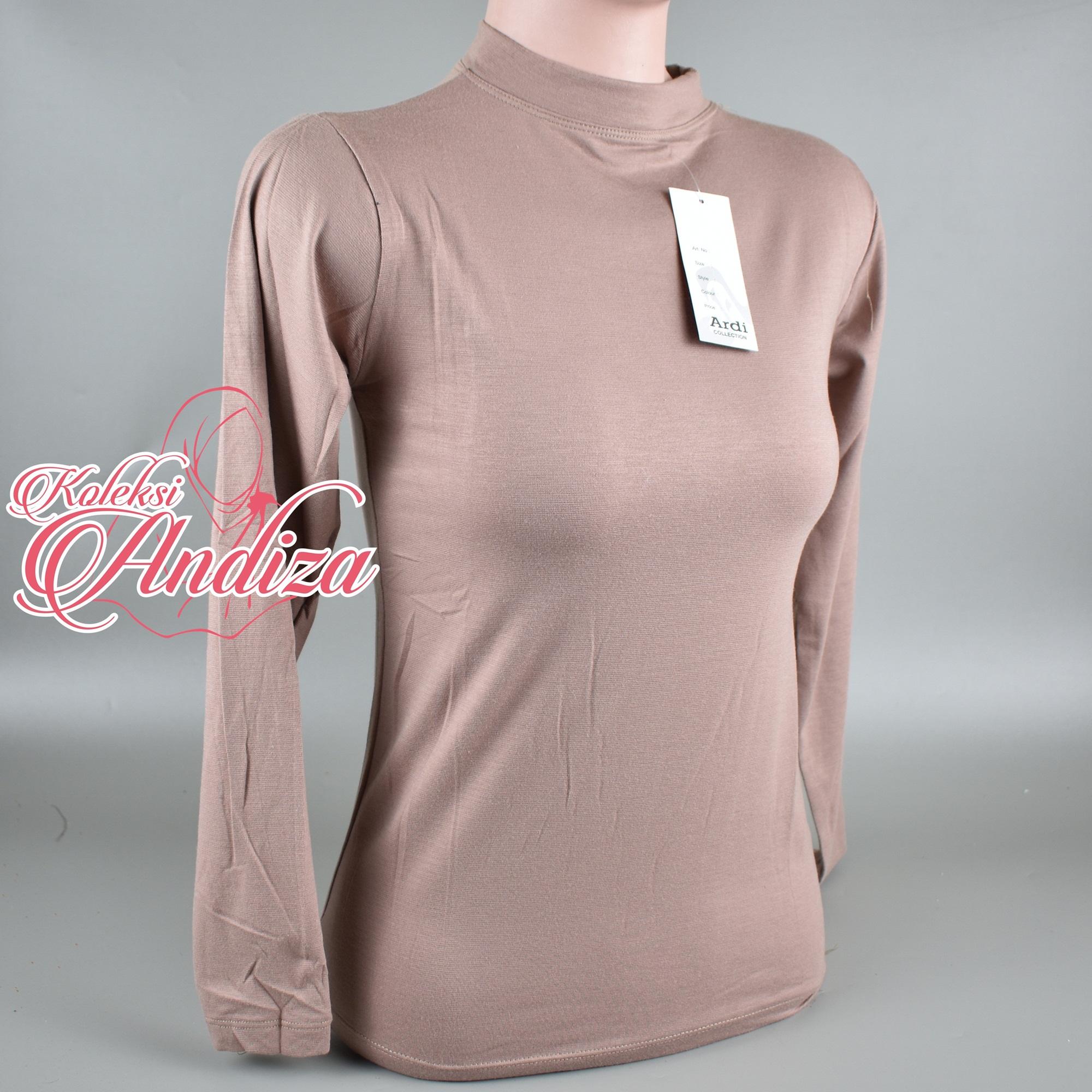 andiza - manset baju atasan muslimah premium - SIZE M/L/XL(jumbo) - inner dalaman baju bahan kaos adem dan nyaman
