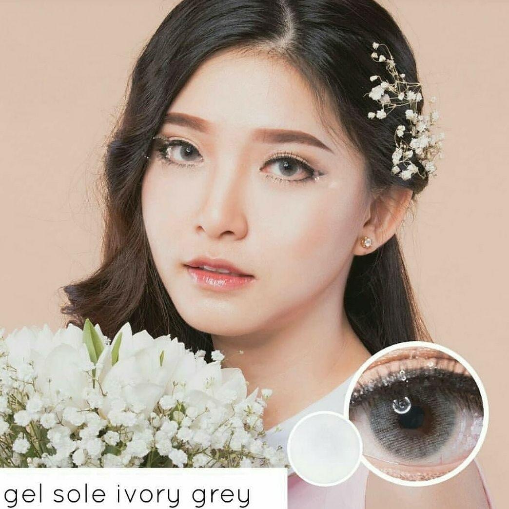 softlens gel sole 3tone ivory grey normal only