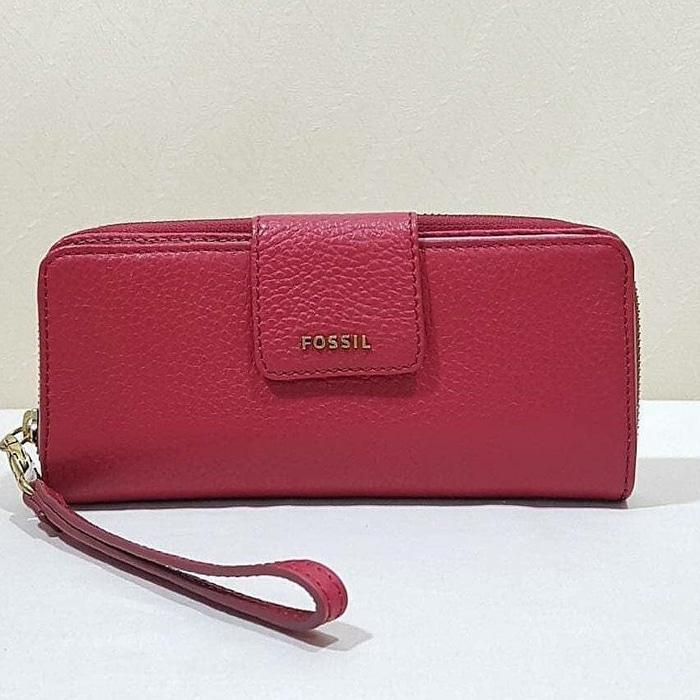 Jual Dompet Fossil Madison Long Clutch Redvelvet NWT - qLqDzA